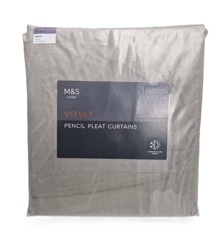 Velvet pencil pleat - m&s,