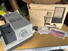 Vintage Aldis QI24 Semi-Automatic 35mm Slide Projector -with Original Box- 1965