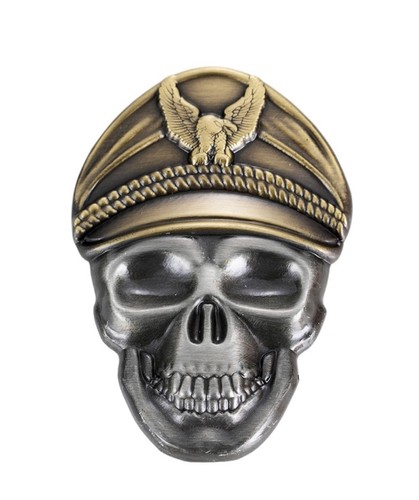 German biker skull heavy - german,