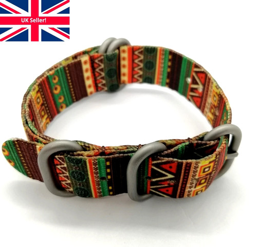Vibrant nato watch strap nylon - vibrant,