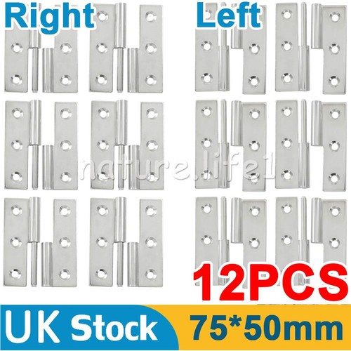 12pcs door hinges left - hinges,