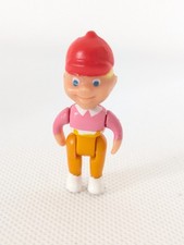 Vintage Oh Penny Figure Woman Blonde Hair Red Hat Figurine 1.5" - Bluebird Toy