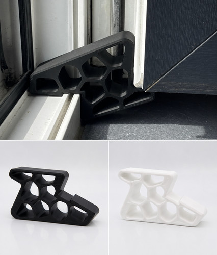 Window stopper wedge - lock, for