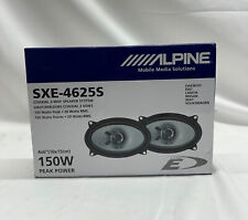 ALPINE 4"x6" 4x6 CAR DOOR SHELF SPEAKERS SXE4625S  DOOR OVAL SHELF 150W 2WAY #OB