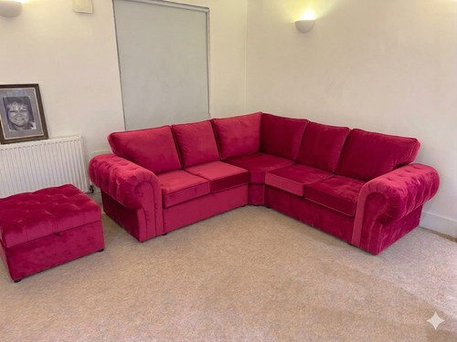 Seater verona sofa cerise - sofa,