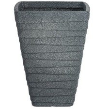Sankey Tall Square Trojan Planter, Ash, 40cm x 40cm x 52cm height