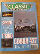 CLASSIC & SPORTSCAR JAN 1990
