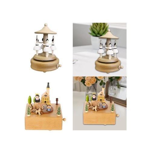 Wooden music box desktop - wooden, kids