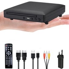 Mini DVD Player Multi Region HDMI Powered From USB or Mains 1080P Easy Set Up