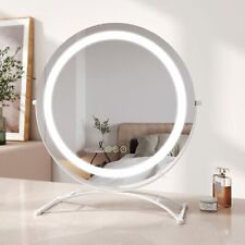 EMKE Round Hollywood Mirror With LED Lights Dressing Table Vanity Make Up Mirror