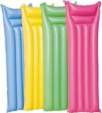 Bestway Inflatable Pool Float Lilo with Pillow Swimming Lounger Mat for Adults