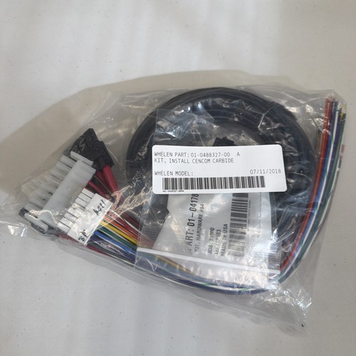 Complete whelen carbide - carbide, wiring