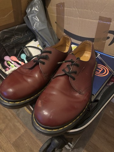 Martens burgundy leather - martens,