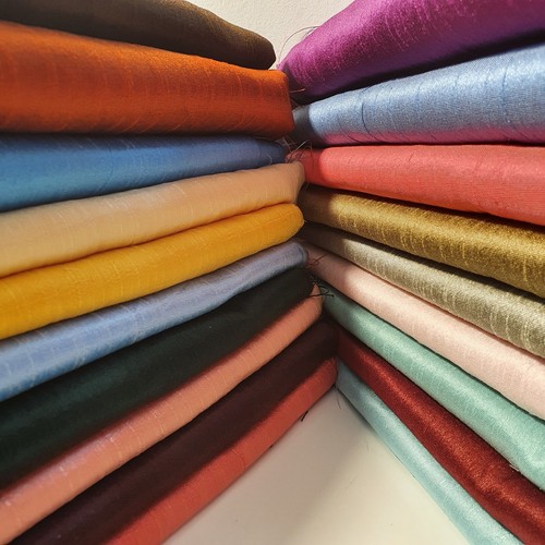 Raw silk faux - raw, dupion