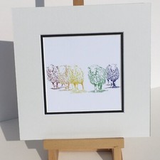 A Colourful  Herdwick Sheep MiniPrint  Richard Of York, Original By Carl Fitton