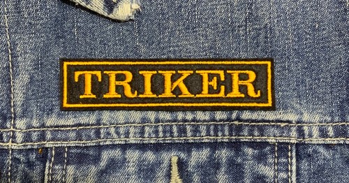 Triker biker embroidered - triker,