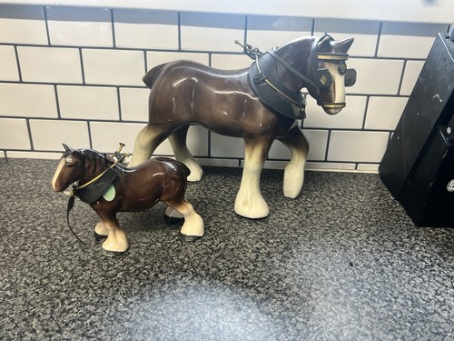 Melba ware shire horse and - shire,