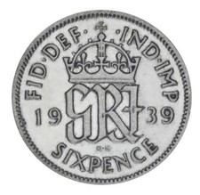 Great Britain 6 pence 1939