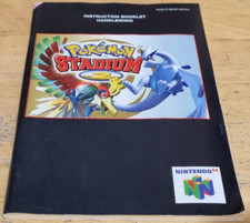 Pokemon Stadium 2 for Nintendo 64 N64 *Instruction Manual / Booklet In VGC*