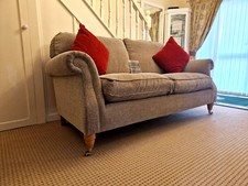   PARKER KNOLL WESTBURY S-2 SEATER SOFA & FOOTSTOOL.FREE DELIVERY FOR CAMBS ONLY