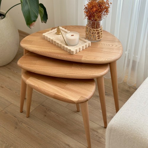 Nesting coffee table set - coffee,