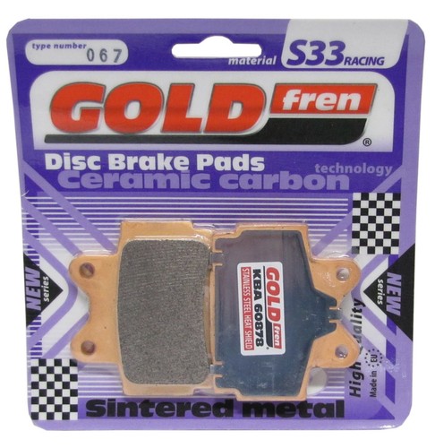 Goldfren s33 brake pads rear - pads,