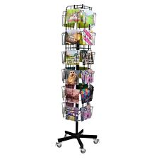 6x8 Portrait 36 Pocket Rotating Greeting Card Stand Floor Shop Display (K54/B)