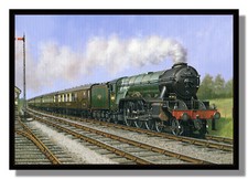 Ex-LNER A3 Pacific 60039 Sandwich Yorkshire Pullman framed picture free p&p UK
