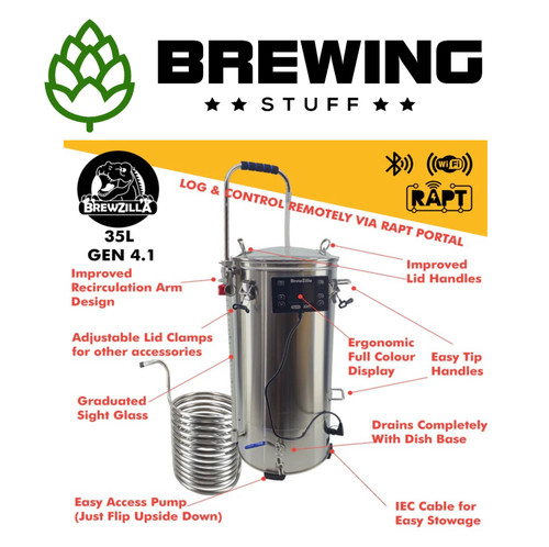 Brewzilla 35l gen pump - 35l,