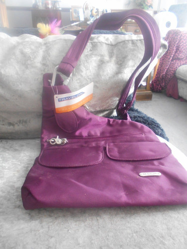Travelon travel bag with label - with,