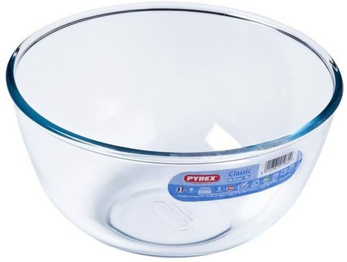 Pyrex round glass bowl - pyrex,