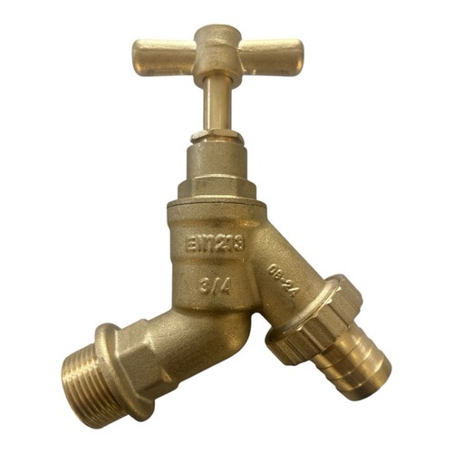 Brass bib tap with - brass,