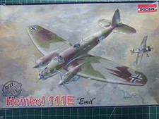 1/72 SUPERB RODEN #027 RARE HARD TO FIND OOP WW2 AXIS  HEINKEL 111E EMIL BOMBER