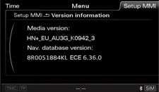 Audi MMI 3G PLUS Firmware +