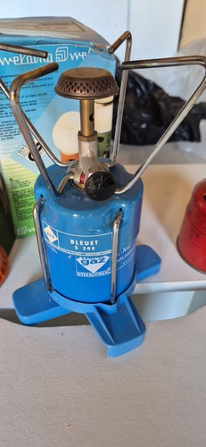 Vtg 1970s camping gaz - , bleuet