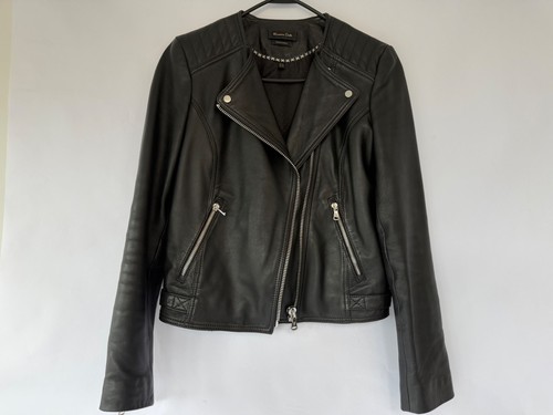Massimo dutti black - massimo, leather