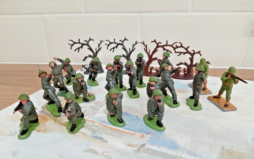 Britains ww2 american - britains, soldiers