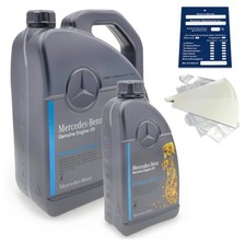 6 Litre Genuine Mercedes-Benz Engine Oil for SAE 5W-40 5W40 MB 229.5 Car Set
