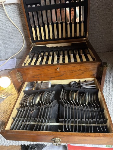 Vintage canteen cutlery - vintage, in