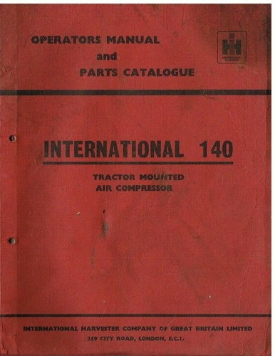 International harvester model - international,
