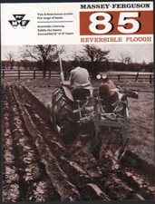 1964 Massey-Ferguson "85" Reversible Plough Brochure Leaflet