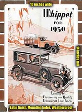 Metal Sign - 1930 Whippet Cars