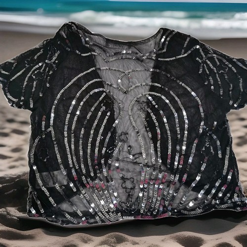 Wallis black silver sequin - wallis,