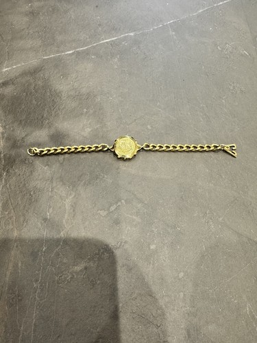 Vintage gold plated sos - gold,