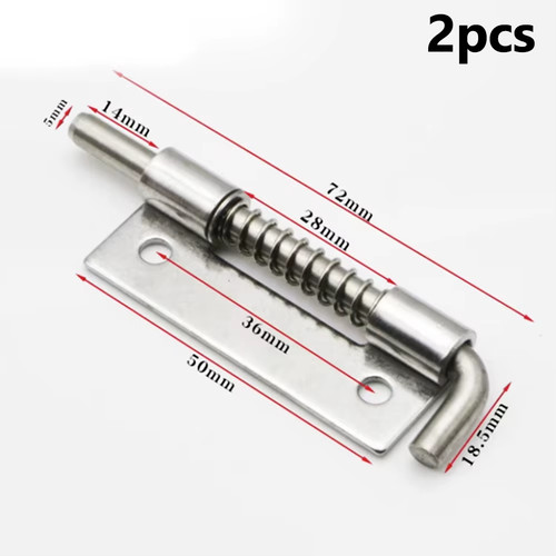 Spring loaded latch - loaded, 304