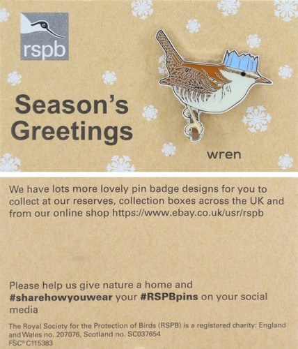 Rspb pin badge special - rspb,