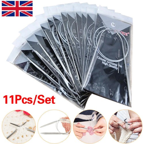 11pcs 80cm metal knitting - metal,