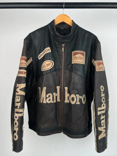 Vintage 90s marlboro leather - vintage,