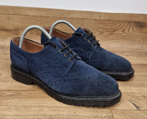 Solovair blue brogues size - blue,