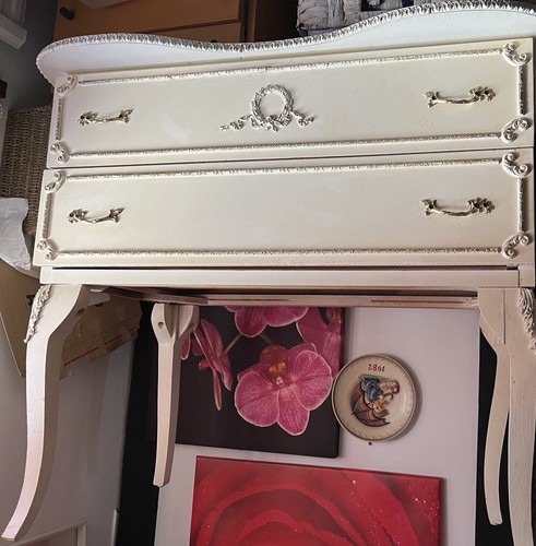 Vintage dressing table mirror - vintage,